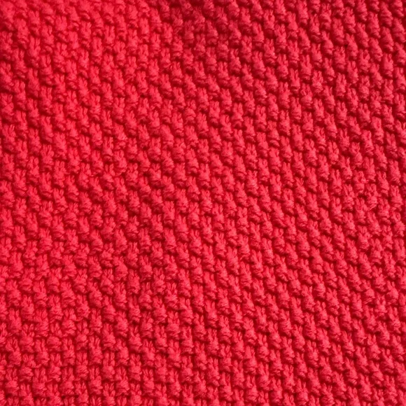 Disneyland Resort Large Spirit Red Cable Knit Jersey Crewneck Pullover Sweater - Picture 16 of 16